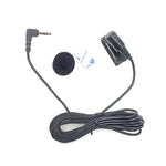 ZJ025MR Aufklebbares Clip-On Lavalier Stereo Mikrofon für Auto GPS / Bluetooth-fähiges Audio DVD externes Mikrofon, Kabellänge: 3m, 90-Grad-Winkel 2,5mm Klinke, Winkel 2,5mm Klinke Stereo