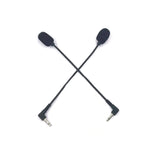 ZJ033MR-03 19cm Mono 3,5mm Winkelkopf Stecker Gaming-Headset Soundkarte Live-Mikrofon, 17cm Mono Winkelkopf