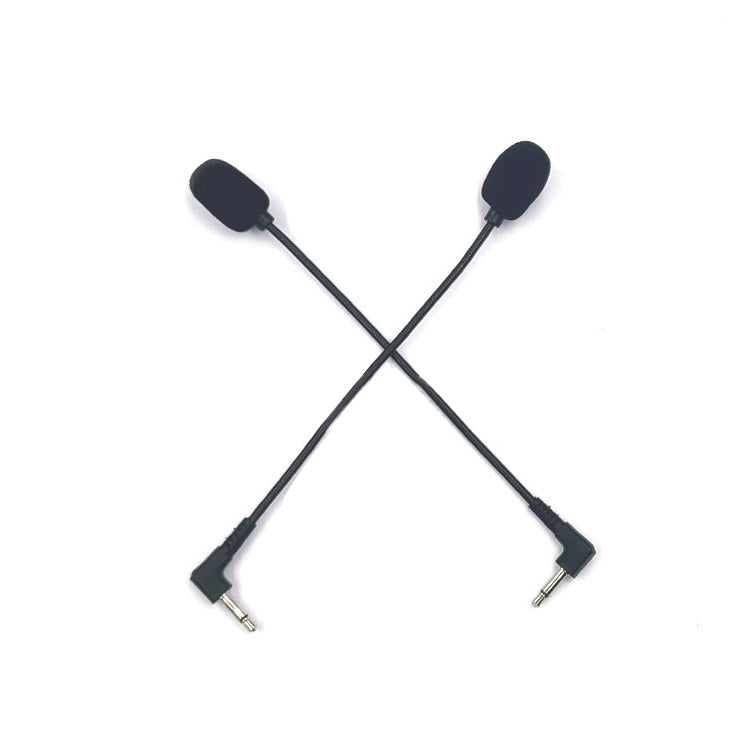 ZJ033MR-03 19cm Mono 3,5mm Winkelkopf Stecker Gaming-Headset Soundkarte Live-Mikrofon, 17cm Mono Winkelkopf