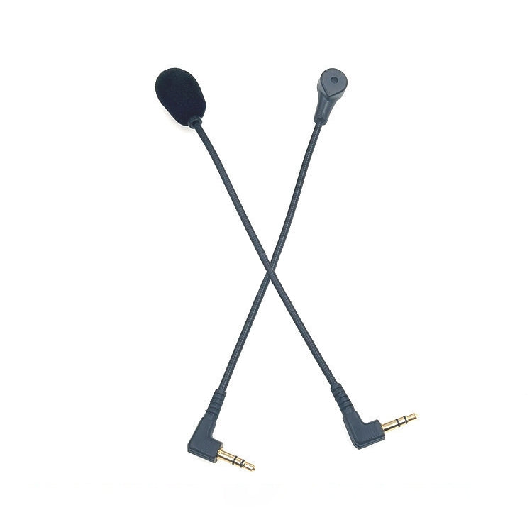 ZJ033MR-03 17cm Stereo 3,5mm Winkelstecker Gaming-Headset Soundkarte Live-Mikrofon, 17cm Stereo Winkelstecker