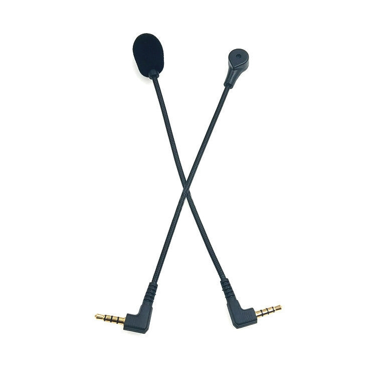 ZJ033MR-03 19cm 4-Pin 3,5mm Winkelstecker Gaming-Headset Soundkarte Live-Mikrofon, 17cm 4-Pin Winkelstecker