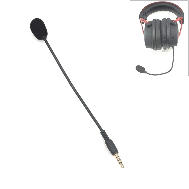 ZJ033MR-03 19cm 4-Pin 3,5mm Gerade Stecker Gaming-Headset Soundkarte Live-Mikrofon, 19cm 4-Pin Gerade Stecker