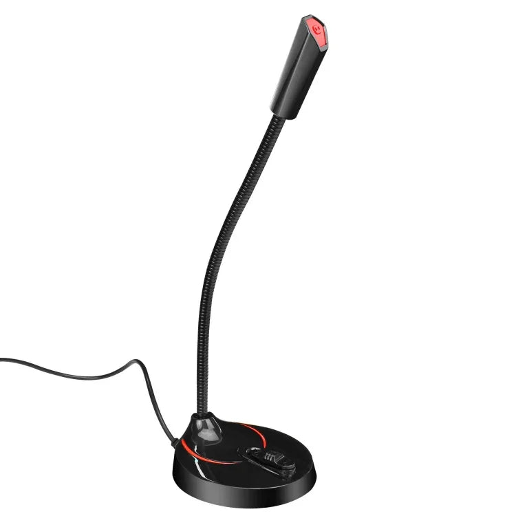 HXSJ F12 Biegsames, treiberloses USB-Computermikrofon, 360 Grad drehbar, Kabellänge: 2,2 m