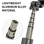 L03 Aluminiumlegierung Faltbares Bluetooth-Stativ Selfie-Stick, L03 Weiß, L03 Schwarz