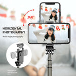 L03 Aluminiumlegierung Faltbares Bluetooth-Stativ Selfie-Stick, L03 Weiß, L03 Schwarz