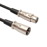 5m 3-Pin XLR Männlich zu XLR Weiblich Mikrofonkabel, Länge: 5m