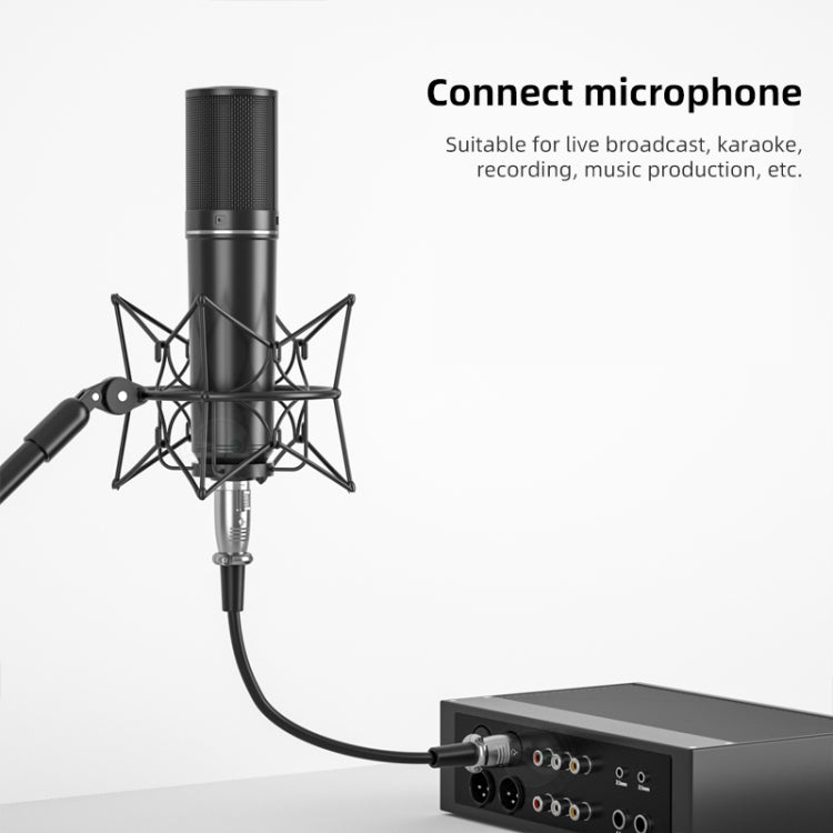 5m 3-Pin XLR Männlich zu XLR Weiblich Mikrofonkabel, Länge: 5m