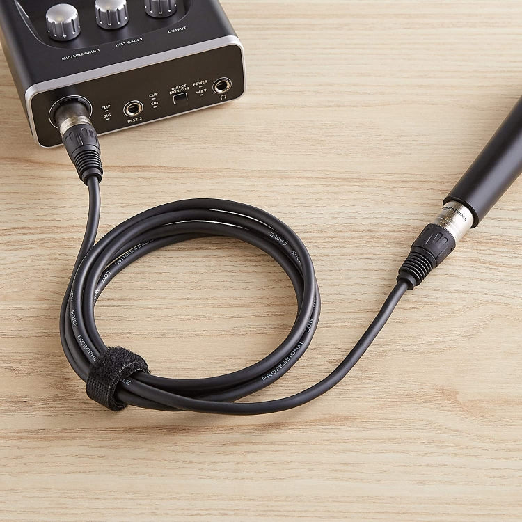 3m 3-Pin XLR Männlich zu XLR Weiblich Mikrofonkabel, Länge: 3m