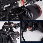 1m 3-poliges XLR-Männlich zu XLR-Weiblich MIC abgeschirmtes Kabel Mikrofon-Audiokabel, Länge: 1m (Rot)
