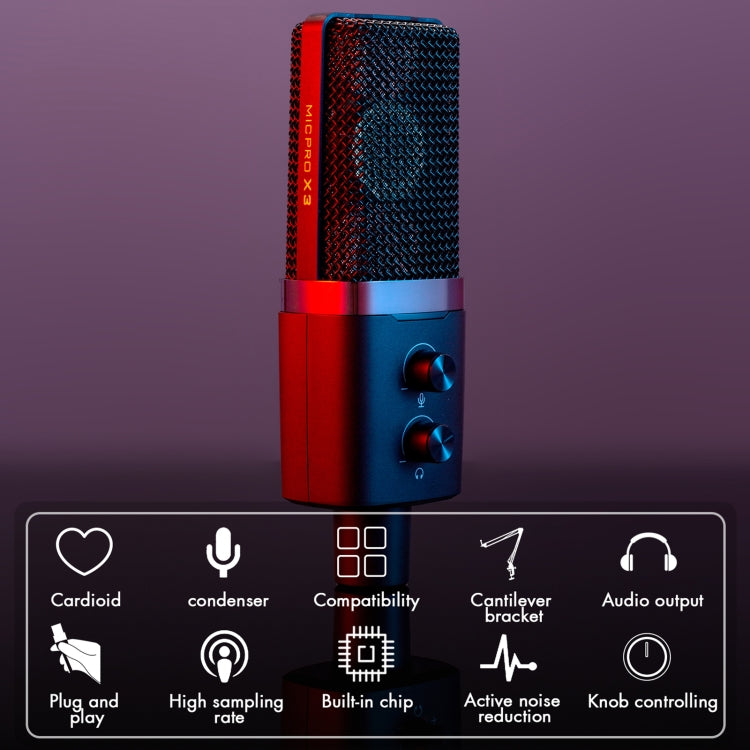 Yanmai X3 USB Aufnahme-Mikrofon-Kit, X3