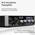 TEYUN Q-22 USB Computer Freies Mikrofon Externe Soundkarte, Q-22