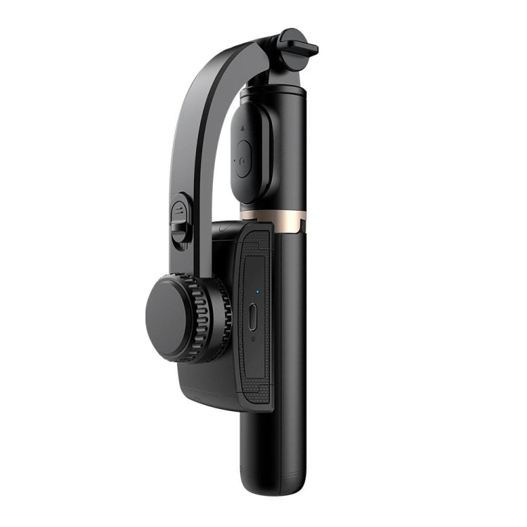 Q08 Gimbal Stabilisator Bluetooth Fernbedienung Stativ Selfie-Stick, Q08 (Schwarz), Q08 (Weiß)