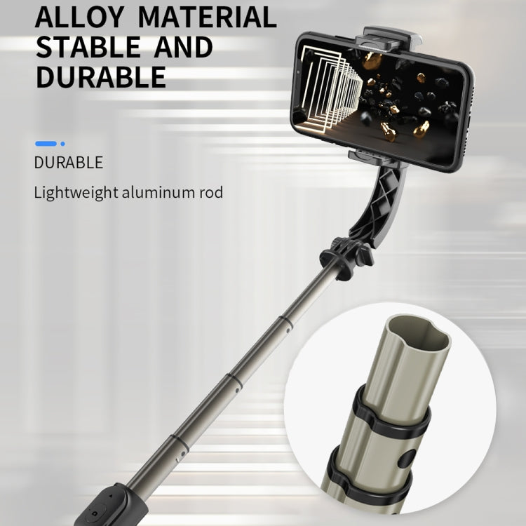 Q08 Gimbal Stabilisator Bluetooth Fernbedienung Stativ Selfie-Stick, Q08 (Schwarz), Q08 (Weiß)