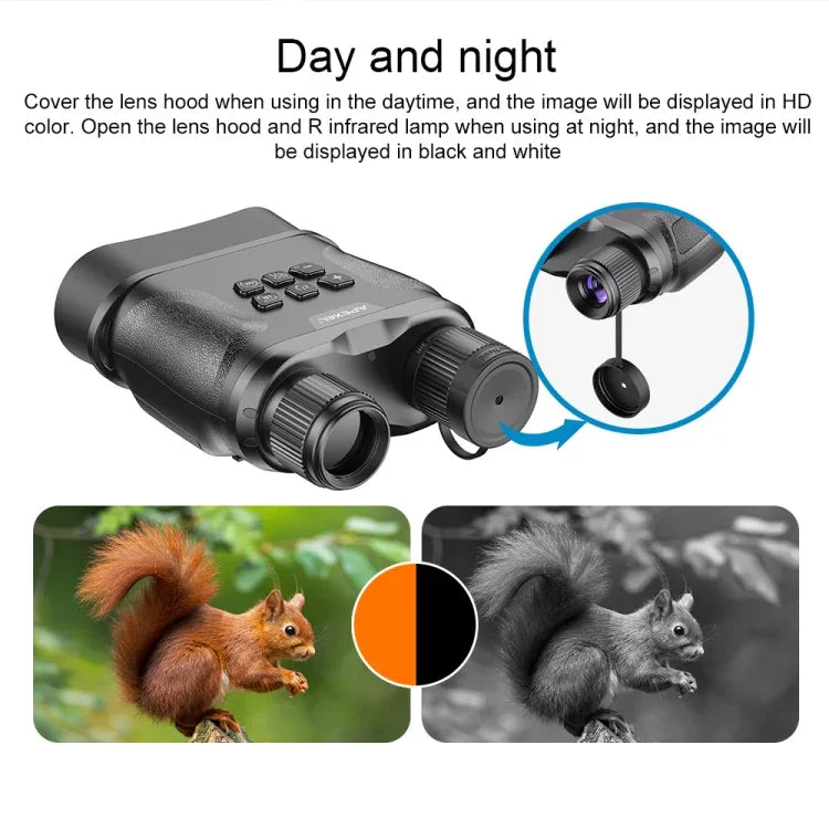 APEXEL Outdoor-Nachtsichtfernglas für die Jagd mit Video HD Infrarot-Nachtsichtgerät, APL-NV008