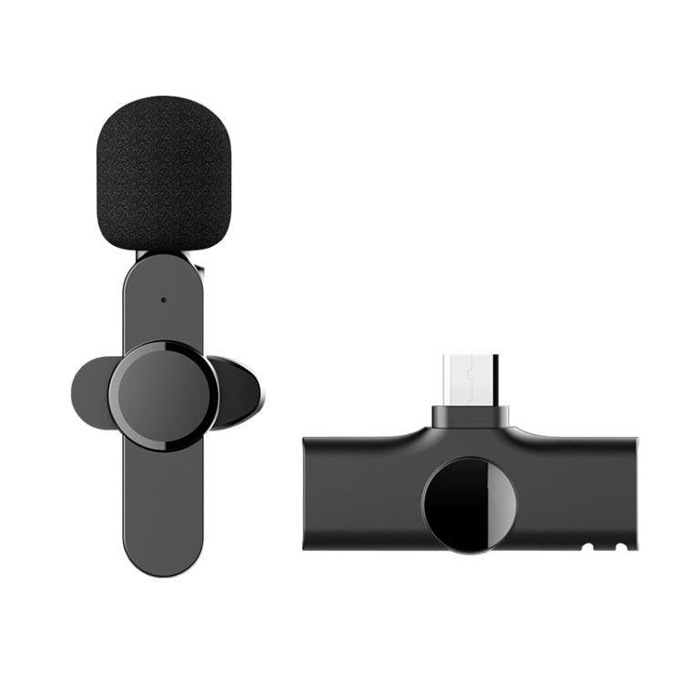 Type-C / USB-C Schnittstelle Live-Übertragung kabelloses Lavaliermikrofon, Type-C