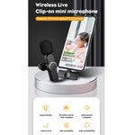 Type-C / USB-C Schnittstelle Live-Übertragung kabelloses Lavaliermikrofon, Type-C