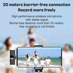 Type-C / USB-C Schnittstelle Live-Übertragung kabelloses Lavaliermikrofon, Type-C