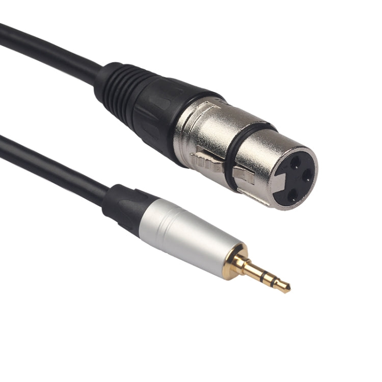 TC210KF183 3,5mm Klinke auf XLR Buchse Audiokabel, Länge: 0,3m, 3,5mm Klinke auf XLR Buchse
