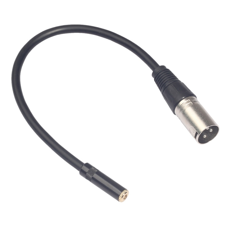 TC227K17-03 3,5mm Buchse zu XLR Stecker Audiokabel, Länge: 0,3m, 3,5mm Buchse zu XLR Stecker