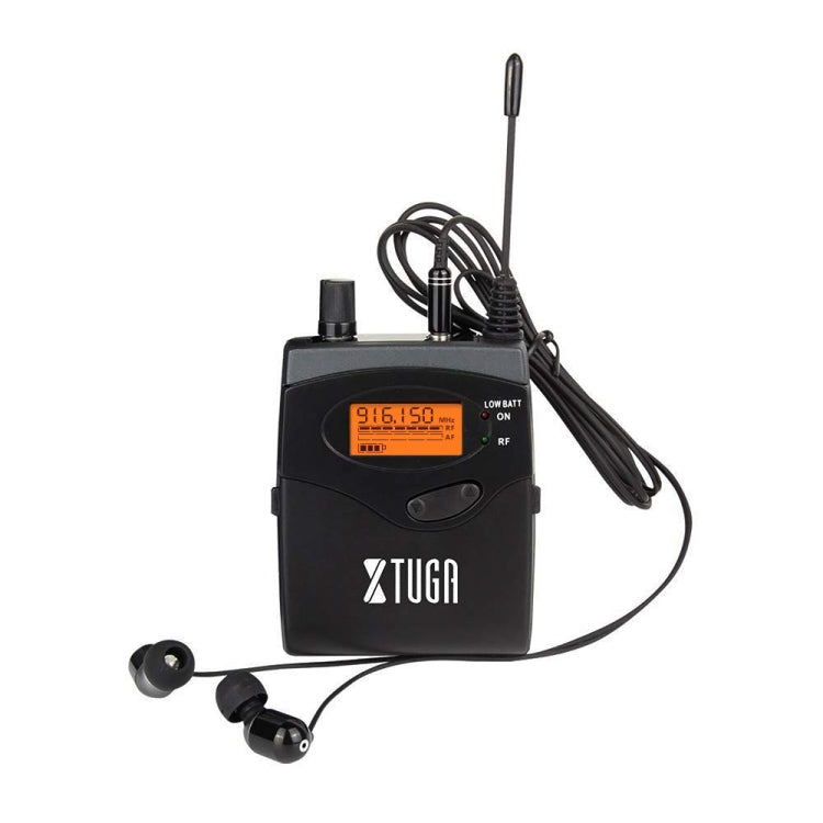 XTUGA RW2080 UHF Kabelloses Bühnen-Sänger In-Ear-Monitor-System Einzelner Bodypack-Empfänger, RW2080 Empfänger Bodypack