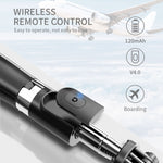 L02 100cm Multifunktionaler verstellbarer Bluetooth Selbstauslöser-Stativ Selfie-Stick