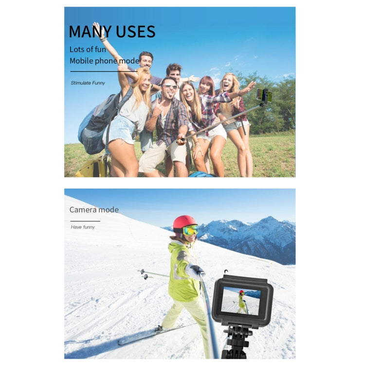 L02 100cm Multifunktionaler verstellbarer Bluetooth Selbstauslöser-Stativ Selfie-Stick