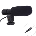 MIC-02 30-18000Hz Klangklar Stereo-Mikrofon für Smartphone, Kabellänge: 28cm