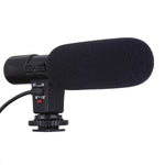 MIC-02 30-18000Hz Klangklar Stereo-Mikrofon für Smartphone, Kabellänge: 28cm