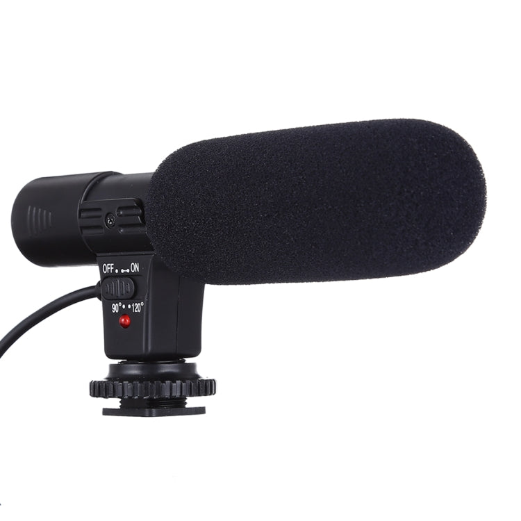 MIC-02 30-18000Hz Klangklar Stereo-Mikrofon für Smartphone, Kabellänge: 28cm