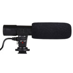 MIC-02 30-18000Hz Klangklar Stereo-Mikrofon für Smartphone, Kabellänge: 28cm