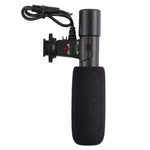MIC-02 30-18000Hz Klangklar Stereo-Mikrofon für Smartphone, Kabellänge: 28cm