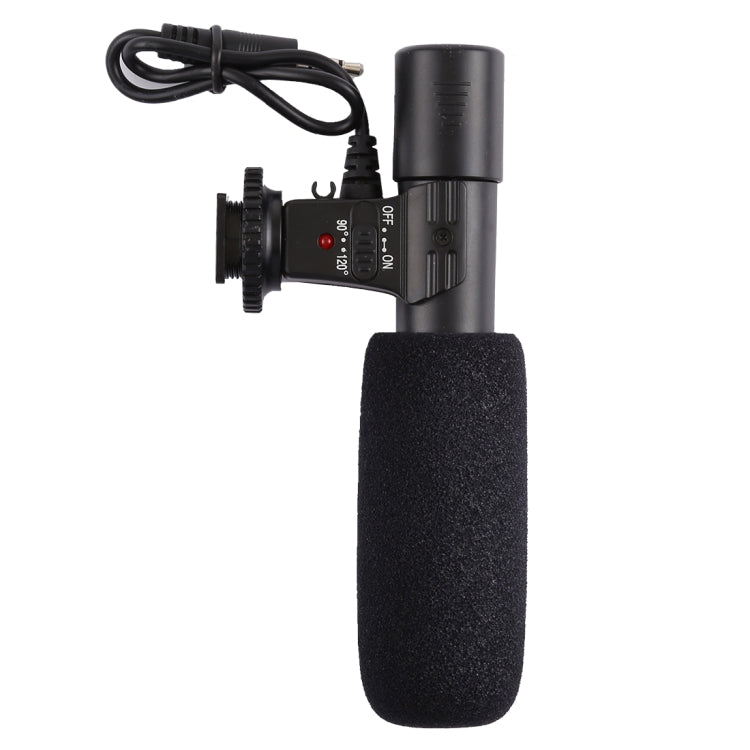 MIC-02 30-18000Hz Klangklar Stereo-Mikrofon für Smartphone, Kabellänge: 28cm