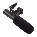 MIC-02 30-18000Hz Klangklar Stereo-Mikrofon für Smartphone, Kabellänge: 28cm