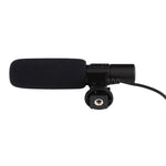 MIC-02 30-18000Hz Klangklar Stereo-Mikrofon für Smartphone, Kabellänge: 28cm