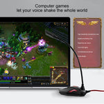 G55 Kapazitives Gaming-Mikrofon mit LED-Anzeige