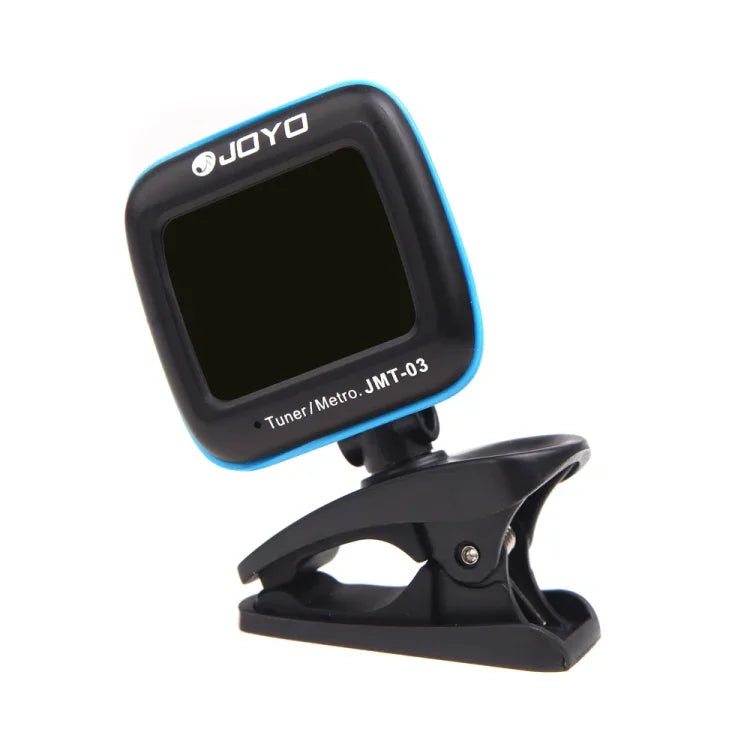 JOYO JMT-03 Tragbares Clip-Tuner-Metronom für Gitarre, Violine und Ukulele mit Mikrofon- und Clip-Stimmmodus (2-in-1, 360° drehbar)