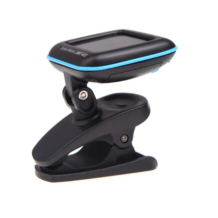 JOYO JMT-03 Tragbares Clip-Tuner-Metronom für Gitarre, Violine und Ukulele mit Mikrofon- und Clip-Stimmmodus (2-in-1, 360° drehbar)