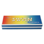 Swan SW24-12A 24-Loch Doppelseitige Mundharmonika Anfänger Polyphonie Box Erwachsene Kinder Anfänger Performance, SW24-12A 24-Loch Polyphone Mundharmonika