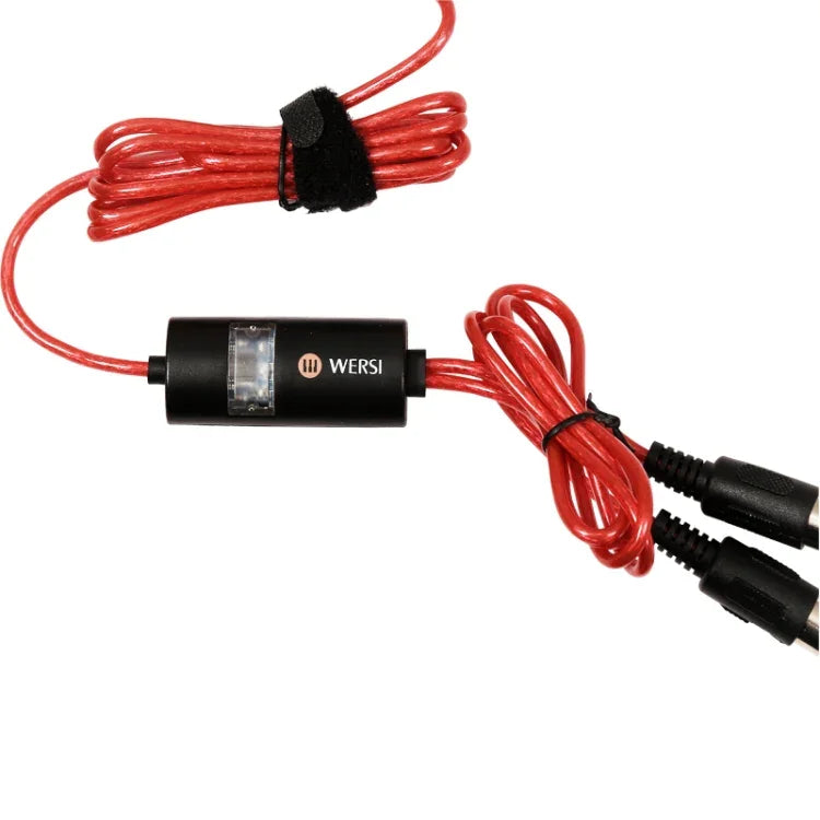 WERSI UM-18 USB-MIDI-Kabel, MidiPort-MIDI-Kabel, E-Piano, elektronisches Schlagzeug, Musikbearbeitungskabel, Länge: 2 m