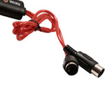WERSI UM-18 USB-MIDI-Kabel, MidiPort-MIDI-Kabel, E-Piano, elektronisches Schlagzeug, Musikbearbeitungskabel, Länge: 2 m