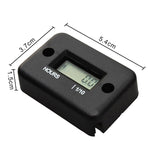 B708BK Wasserdichter Timer Digitale Wecker für Motorrad ATV, B708BK Wasserdichter Timer