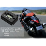 B708BK Wasserdichter Timer Digitale Wecker für Motorrad ATV, B708BK Wasserdichter Timer