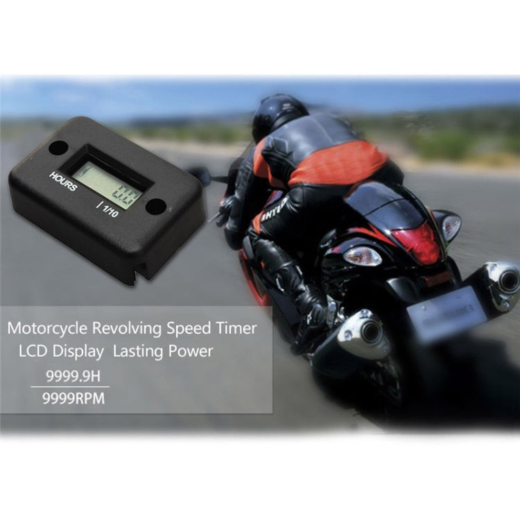 B708BK Wasserdichter Timer Digitale Wecker für Motorrad ATV, B708BK Wasserdichter Timer