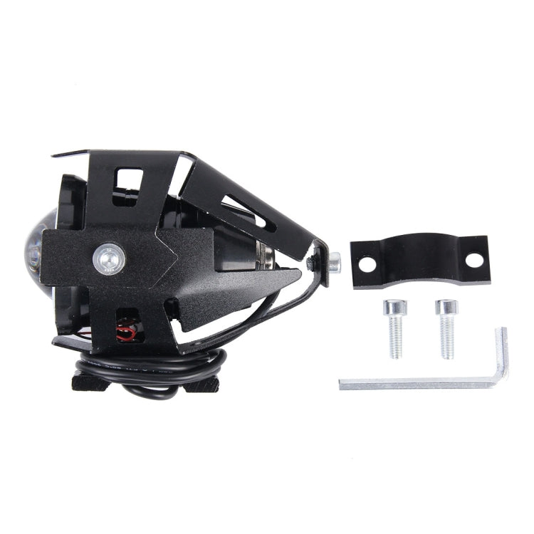 U7 10W 1000LM CREE LED Life Waterproof Headlamp Light with Angel Eyes Light for Motorcycle / SUV, DC 12V, U7 10W 1000LM Red Light, U7 10W 1000LM Blue Light