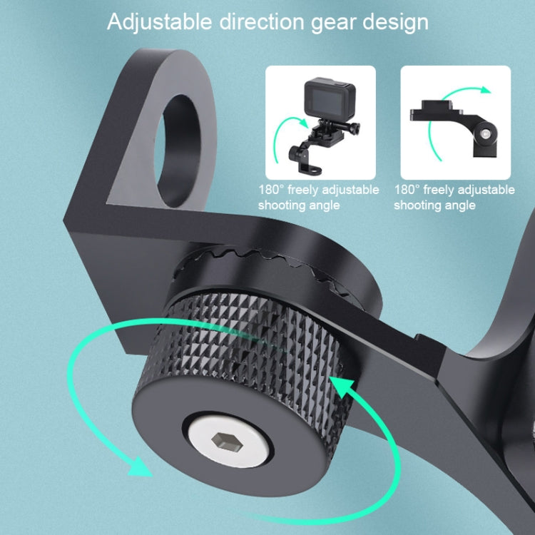 RUIGPRO Motorradlenker-Handyhalterung aus Aluminium für GoPro, Insta360, DJI und andere Action-Kameras