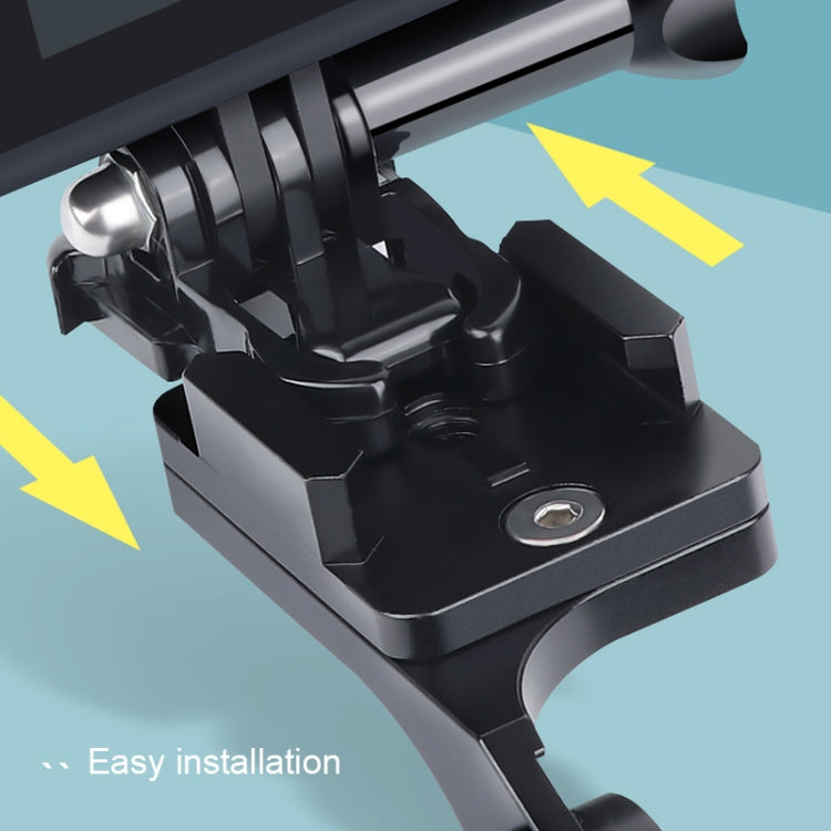 RUIGPRO Motorradlenker-Handyhalterung aus Aluminium für GoPro, Insta360, DJI und andere Action-Kameras