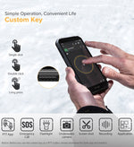 IP68/IP69K Wasserdicht Staubdicht Stoßfest, Gesichtserkennung, 4000mAh Akku, 5,0 Zoll Android 9.0 MTK6580A/W Quad Core bis 1,3GHz, Netzwerk: 3G, Armor X6 2GB+16GB
