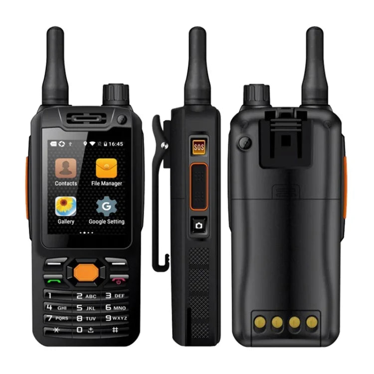 Wasserdicht, staubdicht, stoßfest, 2,4 Zoll, Android 7.1, MTK6739 Quad-Core-Prozessor mit bis zu 1,3 GHz, Netzwerk: 4G, Dual-SIM