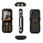Wasserdicht, stoßfest, staubdicht, 16800mAh Akku, 2,4 Zoll, 21 Tasten, Bluetooth, LED-Taschenlampe, FM, SOS, Dual SIM, Netzwerk: 2G, Q8 2G