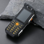 Wasserdicht, stoßfest, staubdicht, 16800mAh Akku, 2,4 Zoll, 21 Tasten, Bluetooth, LED-Taschenlampe, FM, SOS, Dual SIM, Netzwerk: 2G, Q8 2G